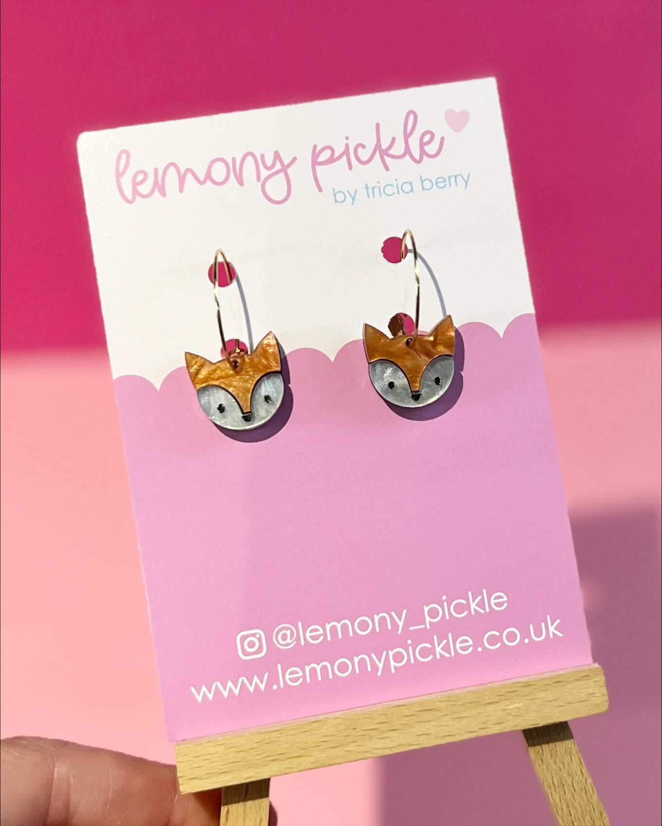Cute Fox | Acrylic Earrings