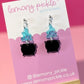 Witchy Cauldron | Acrylic Earrings