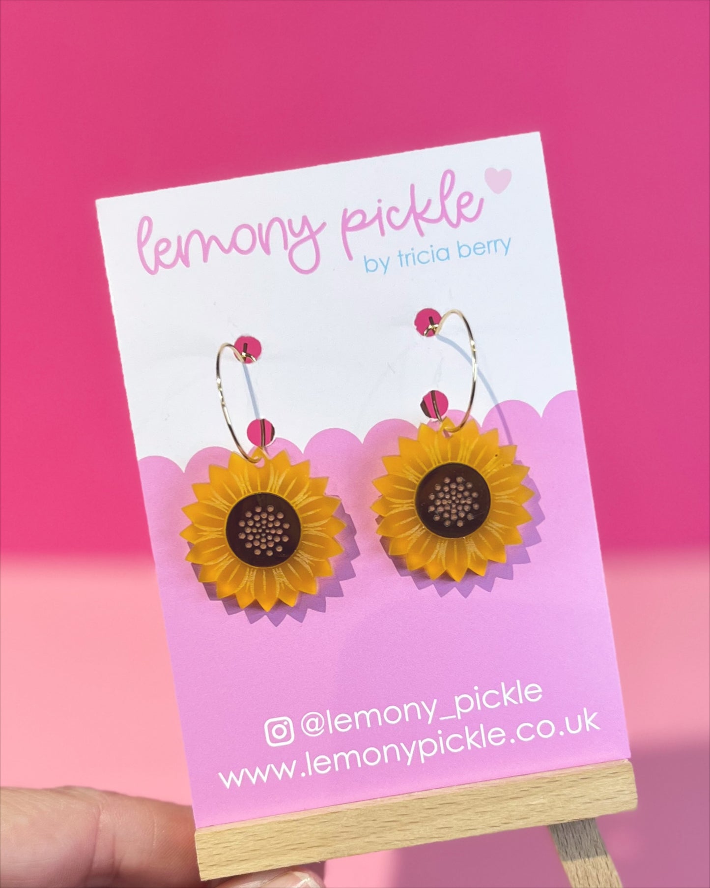 Sunflowers | Acrylic Earrings
