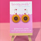 Sunflowers | Acrylic Earrings