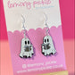 Reading Ghosts | Acrylic Earrings