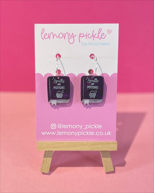 Spellbooks | Acrylic Earrings