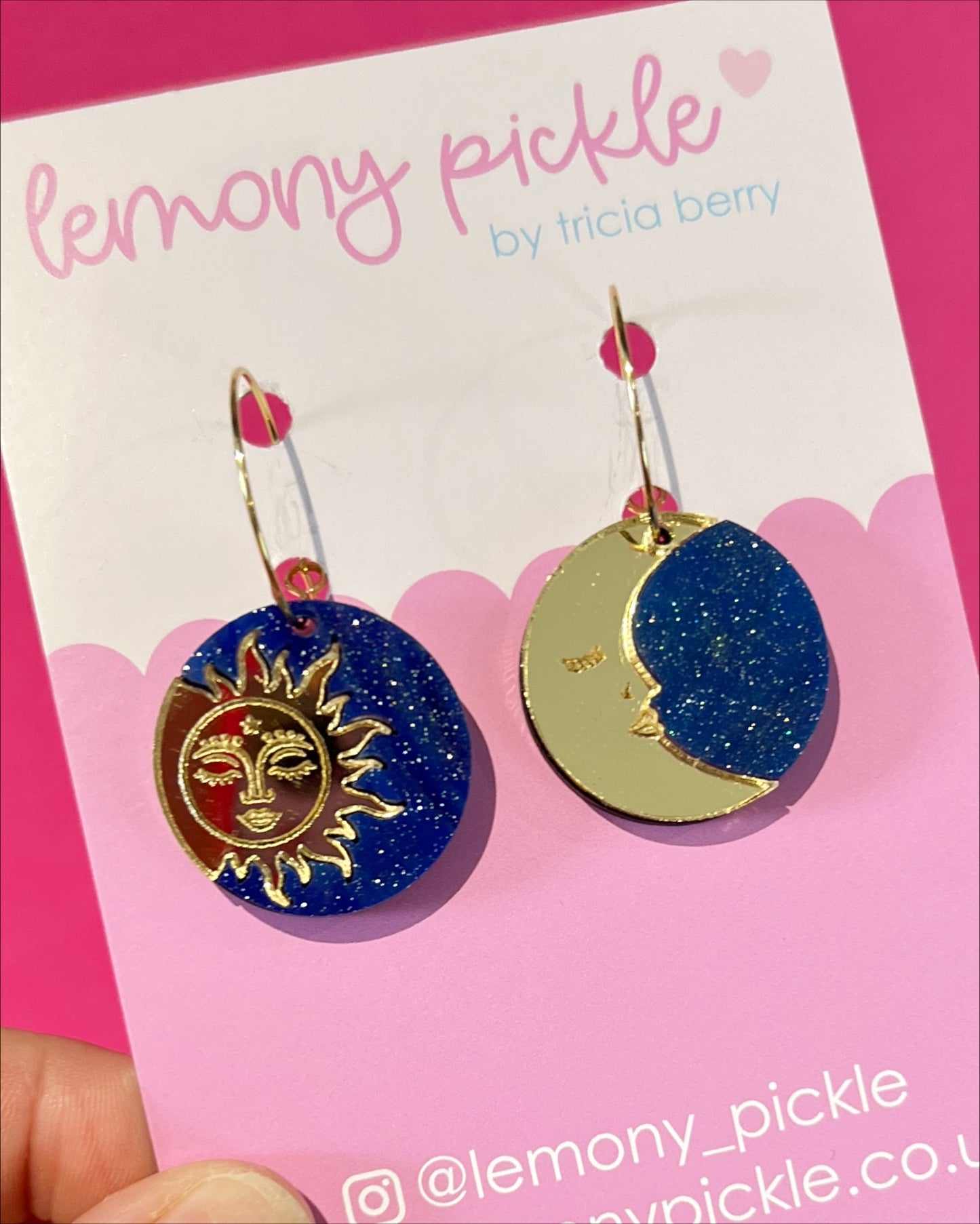 Sun and Moon | Acrylic Earrings