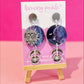 Statement Sun and Moon | Acrylic Earrings