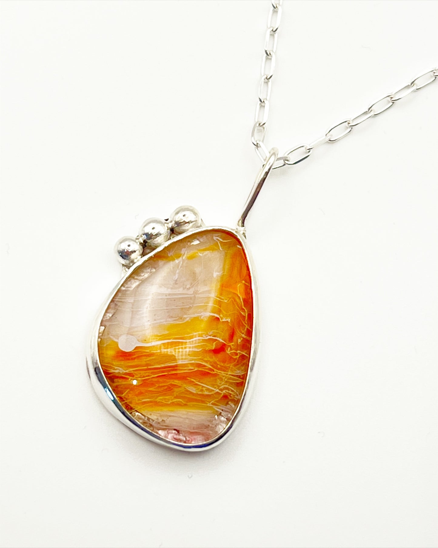 Surfite Pendant | Sterling Silver