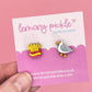 Chip Thief | Handpainted Wooden Studs