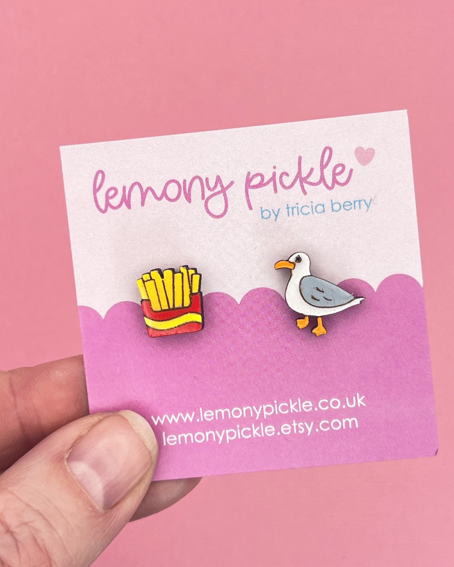 Chip Thief | Handpainted Wooden Studs