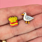 Chip Thief | Handpainted Wooden Studs