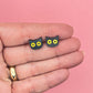 Black Cat | Handpainted Acrylic Studs