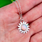 Sunburst | Opalite and Sterling Silver Pendant