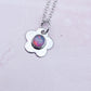Summer Blossom | Aurora Opal and Sterling Silver Pendant