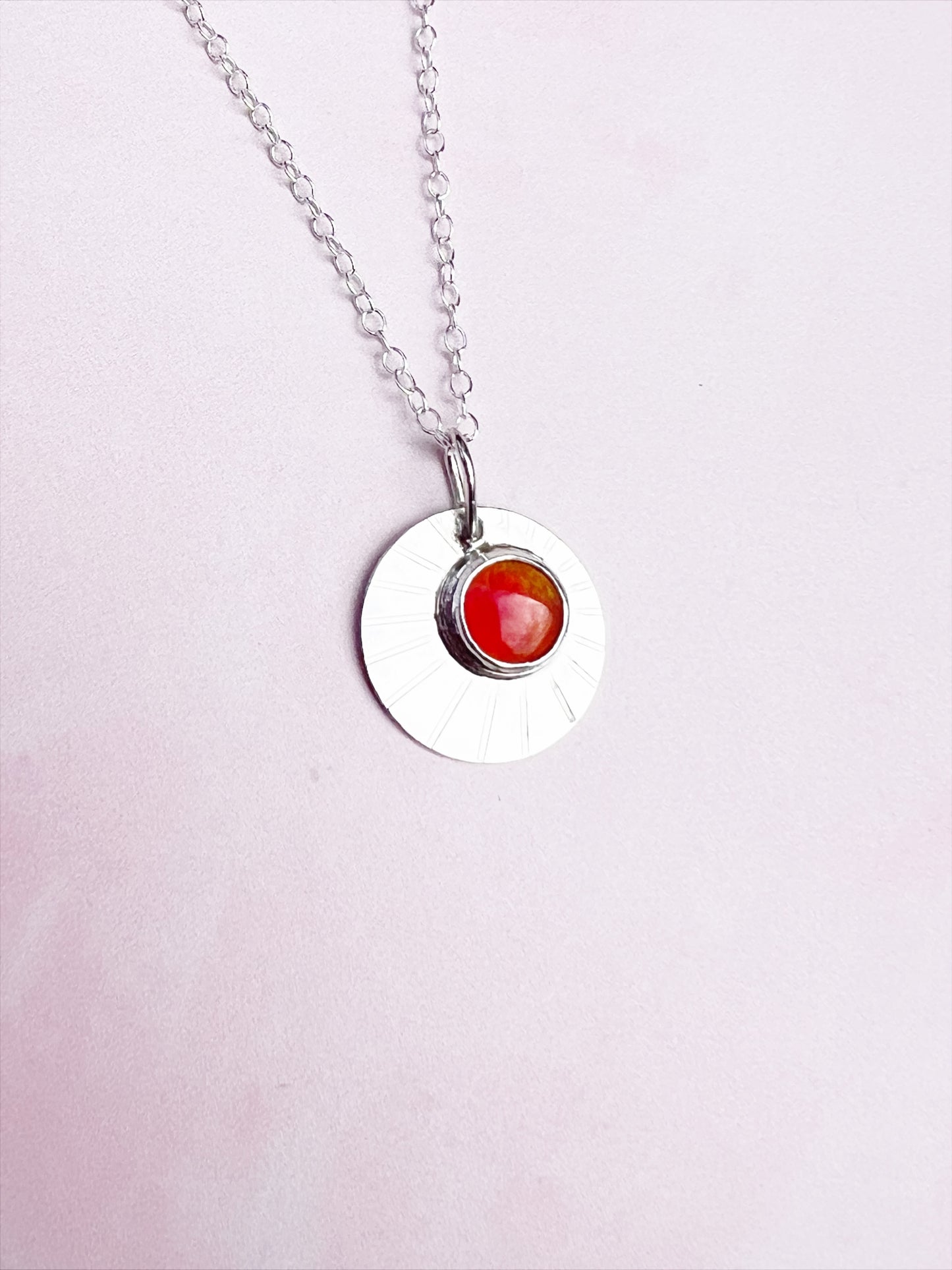 Daybreak | Aurora Opal and Sterling Silver Pendant