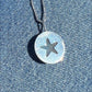 Azure Sea | Seaglass and Sterling Silver Pendant