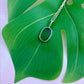 Emerald Deep | Seaglass and Sterling Silver Pendant