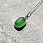 Emerald Deep | Seaglass and Sterling Silver Pendant