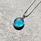 Azure Sea | Seaglass and Sterling Silver Pendant