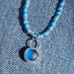 The Mermaid | Seaglass and Sterling Silver Pendant