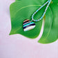 Endless Summer | Surfite and Sterling Silver Heart Pendant
