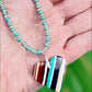 Endless Summer | Surfite and Sterling Silver Heart Pendant