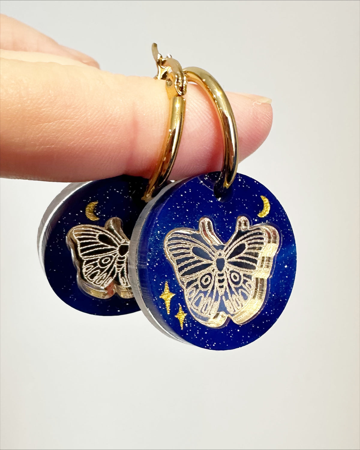 Celestial Moth | Acrylic Dangles