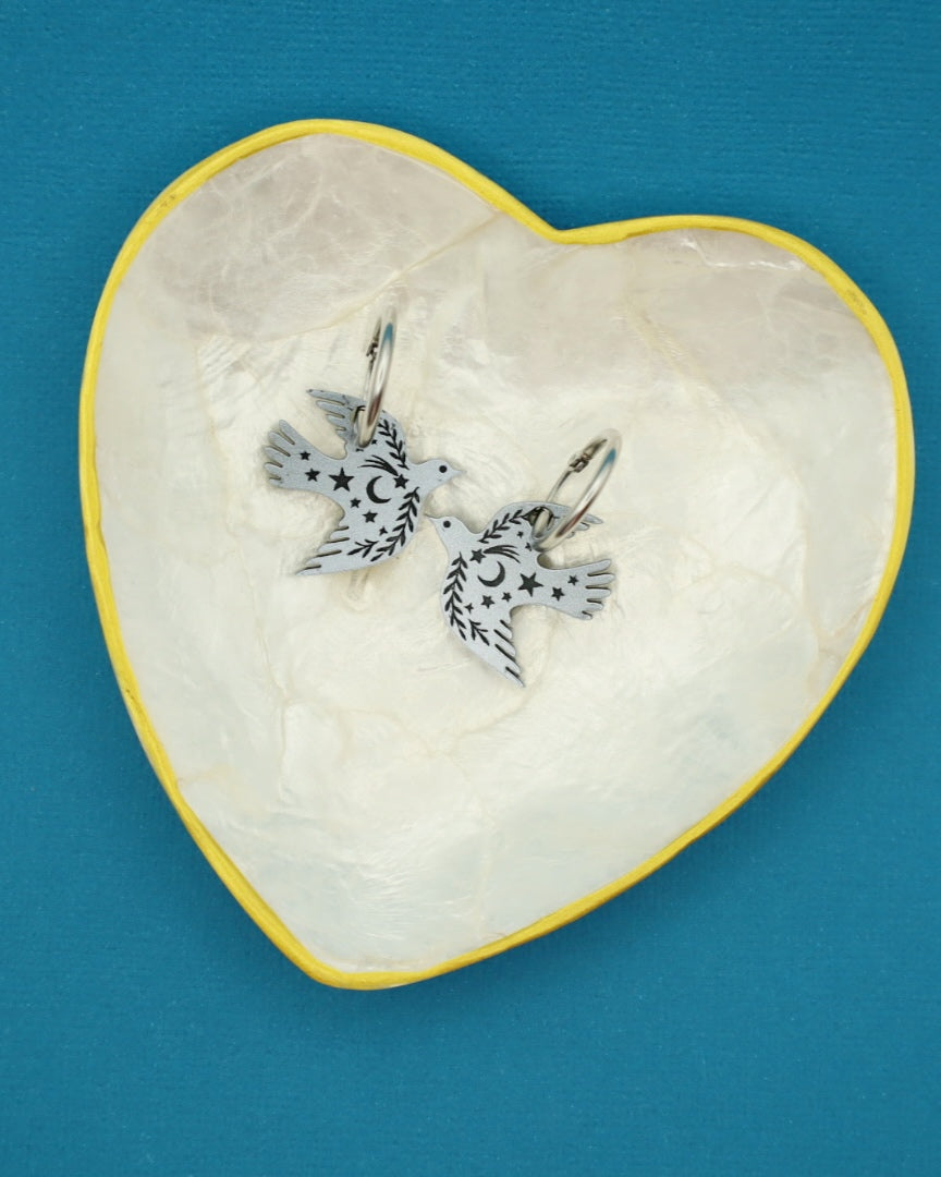 Folk Art Birds | Acrylic Dangles