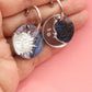 Silver Sun and Moon | Acrylic Dangles