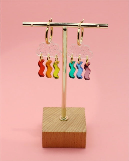 Rainbow Clouds | Acrylic Dangles