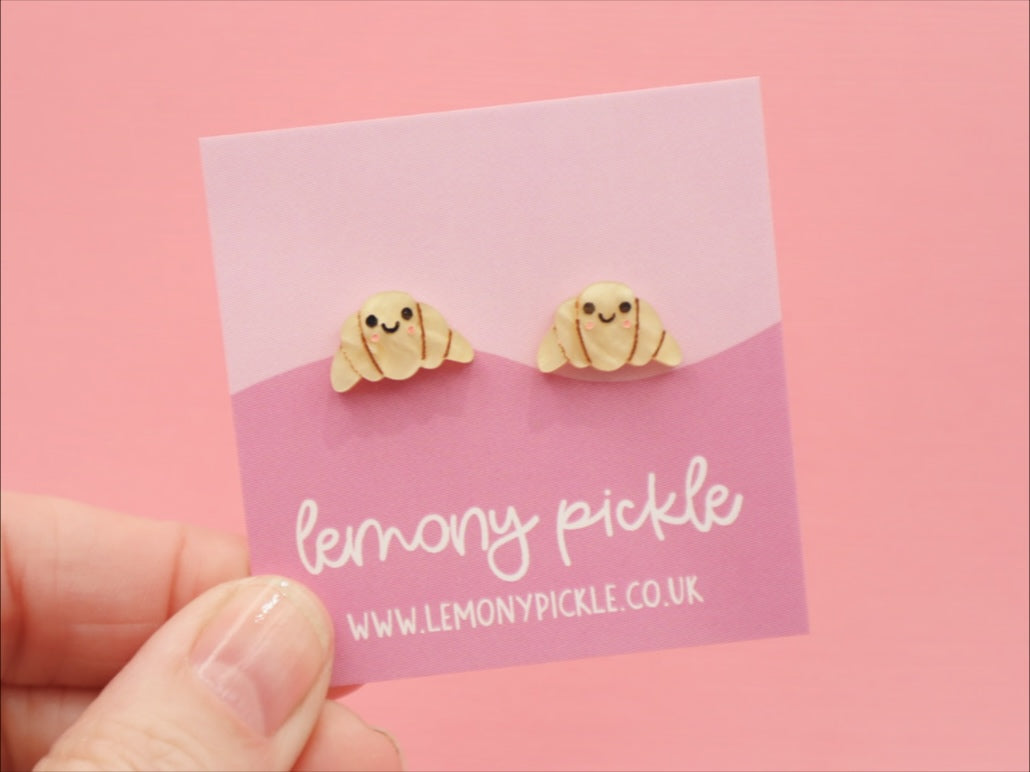 Croissants | Acrylic Studs