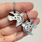 Folk Art Birds | Acrylic Dangles
