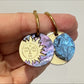 Gold Sun and Moon | Acrylic Dangles
