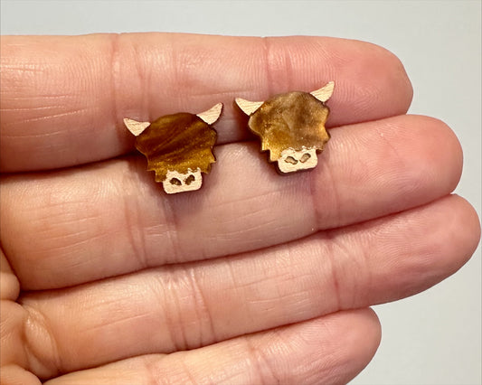 Highland Cows | Acrylic Studs