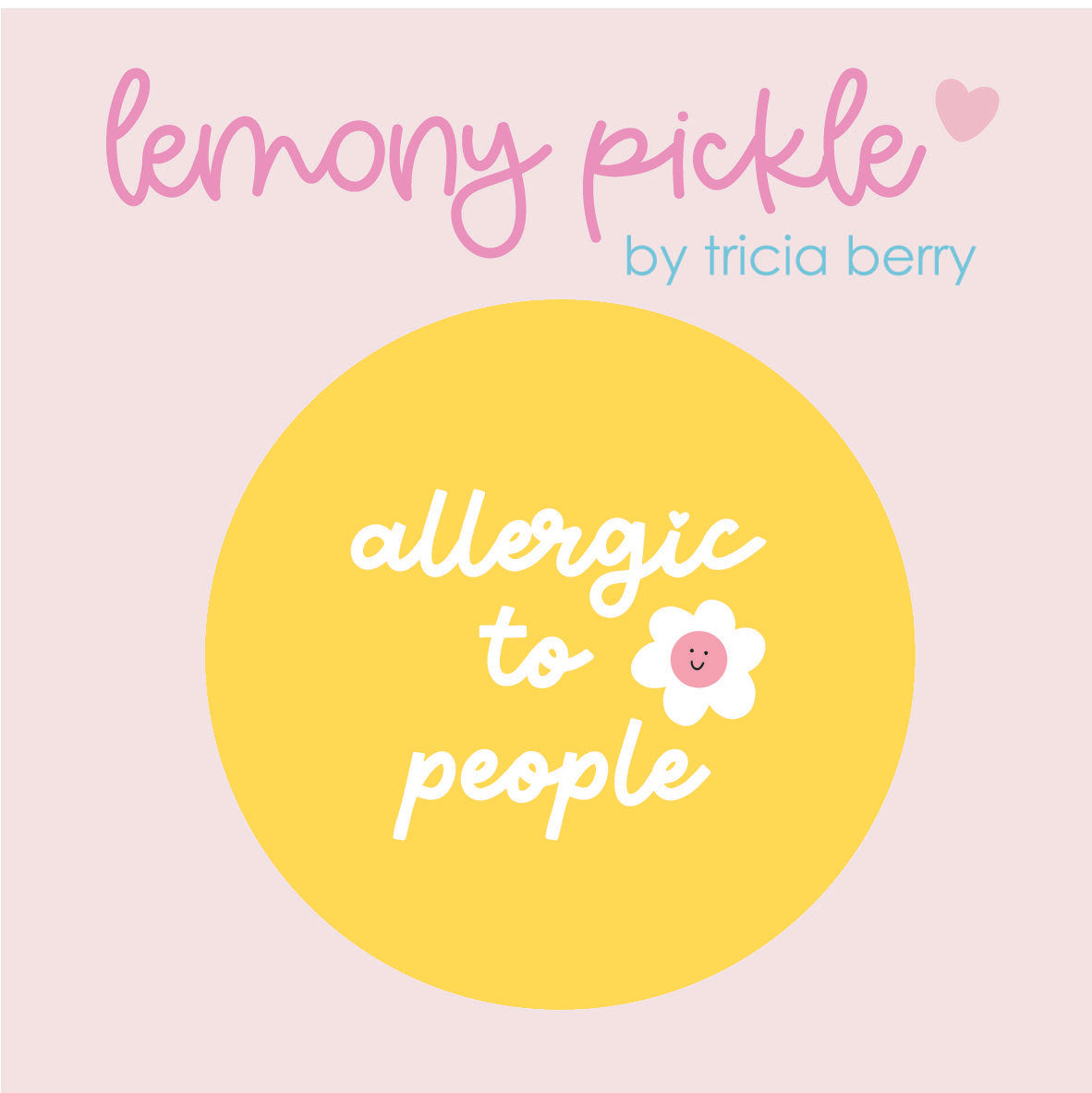 Allergic to People | Badge