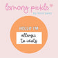 Hello I'm Allergic To Idiots | Badge