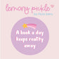 A book a day keeps reality away | Badge