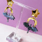 Fantasy Dragon Earrings | Acrylic Statement Earrings