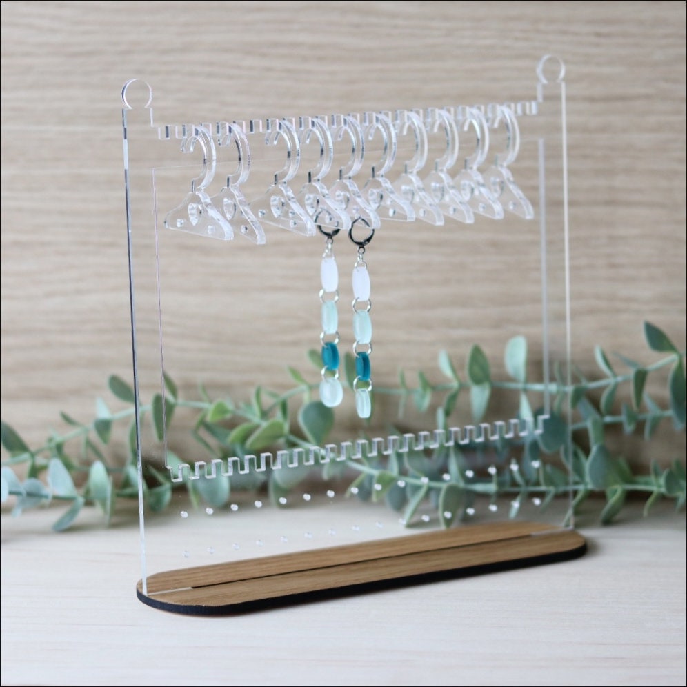 Mini Wardrobe Earring Rail and Hangers | Earring Storage