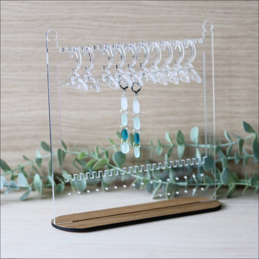 Mini Wardrobe Earring Rail and Hangers | Earring Storage
