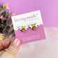 Rainbow Bee Earrings | Handpainted Wooden Studs