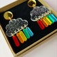 Rainbow Clouds | Acrylic Statement Earrings